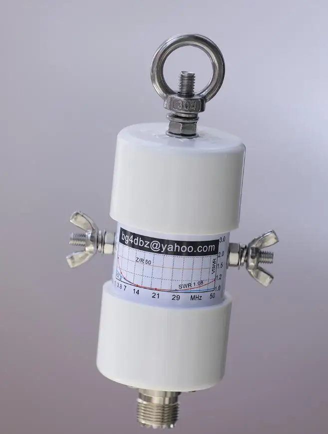 1-50MHz 500Watt HF Balun DIY Antena à prova d'água Balun de tensão 1:1 Balun com conector UHF fêmea (SO-239)