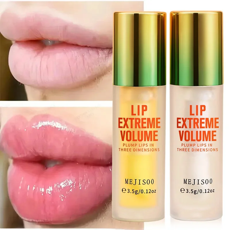 Instant Volumising Lip Plumper Oil Lip Enhancer Lip Gloss Plumping Serum Moisturizing Anti-Wrinkle Lipstick Sexy Lip Care Makeup