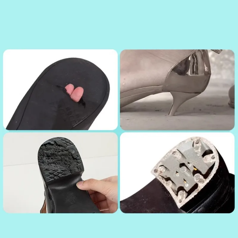 Sole Cuttable Anti Slip Sticker High Heels Anti Damage Patch Shoes Wear Resistant Self Adhesive Stickers Boots Protective Paster