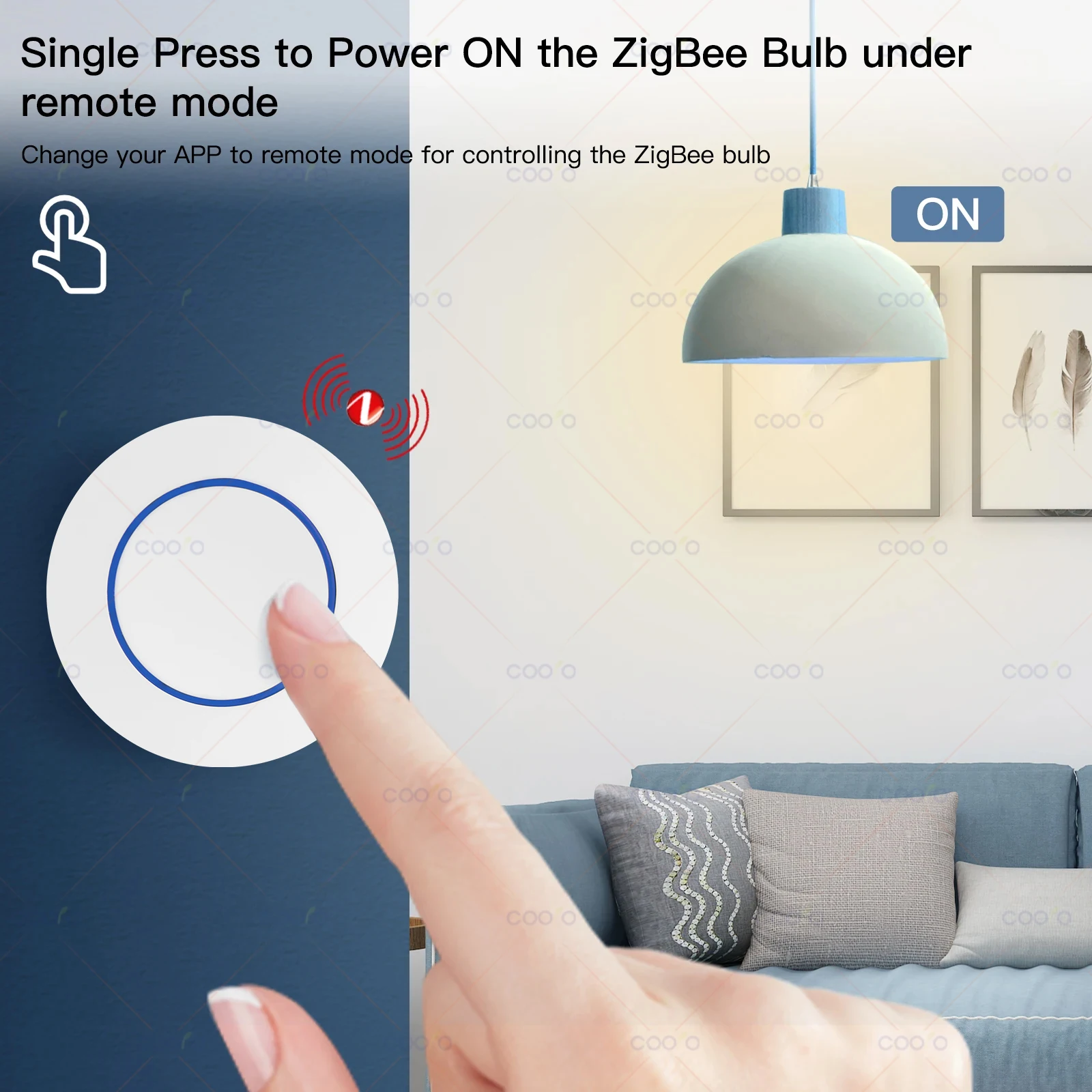 Tuya ZigBee Push ปุ่มไร้สายสมาร์ทฉาก SWITCH Controller แบตเตอรี่ขับเคลื่อนอัตโนมัติสถานการณ์การเชื่อมโยงกับอุปกรณ์ Tuya Z2M