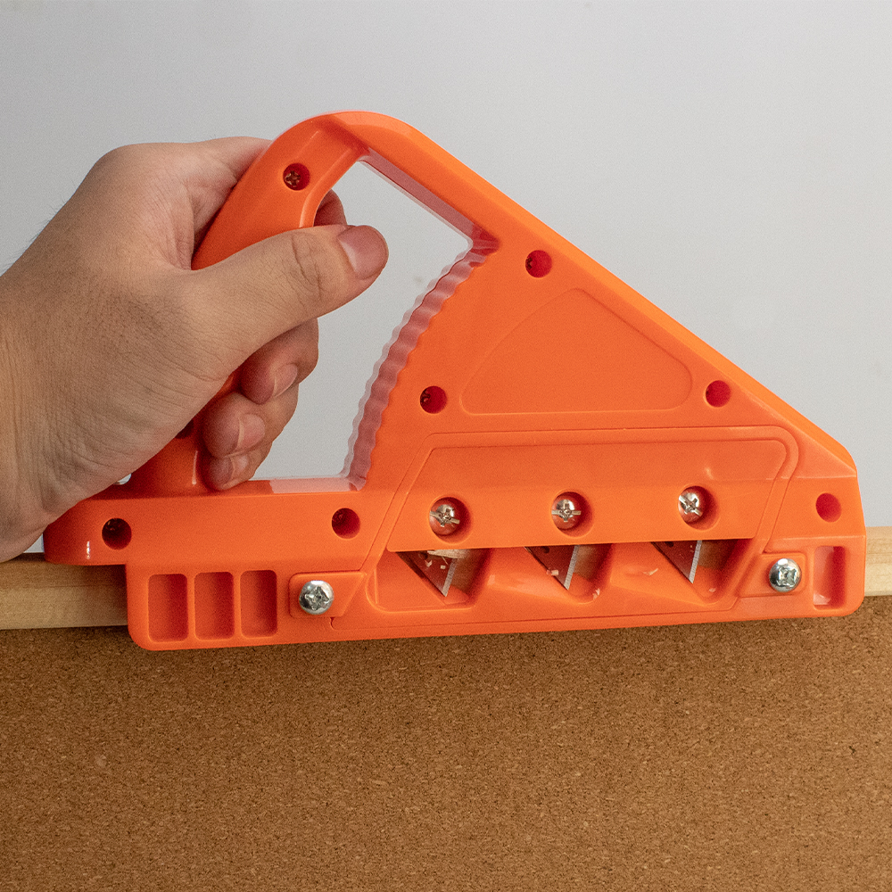 Cortador rápido de placas de yeso, plano manual de placas de yeso para biselado preciso de bordes de paneles de yeso a las 45 ° /60 °   Herramientas manuales para recortar madera