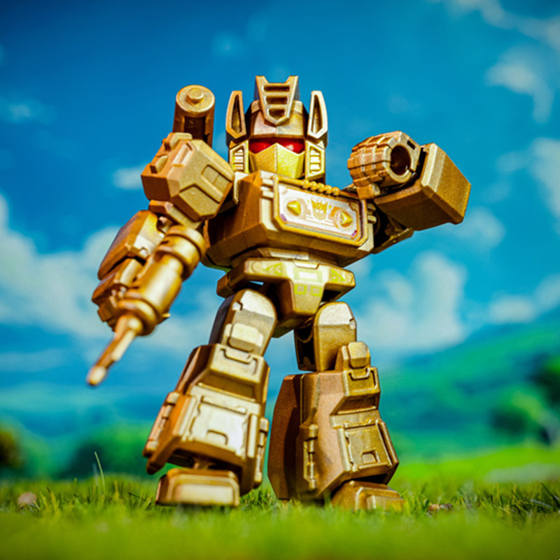 Original BLOKEES Defender Version 1-4 Transformer Building Blocks Toys 5.5cm Mini CORONATION Starscream Bumblebee Action Figure