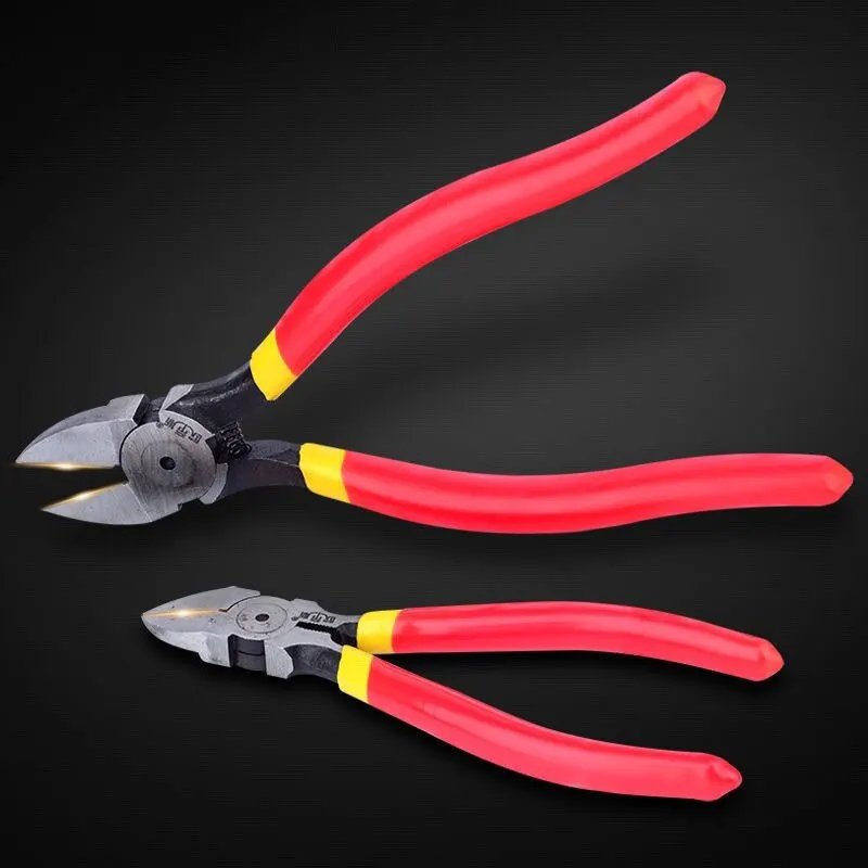 5/6/8inch Diagonal Pliers Multi Functional Electrical Wire Cable Cutters Cutting Side Snips Flush Nipper Hand Tools
