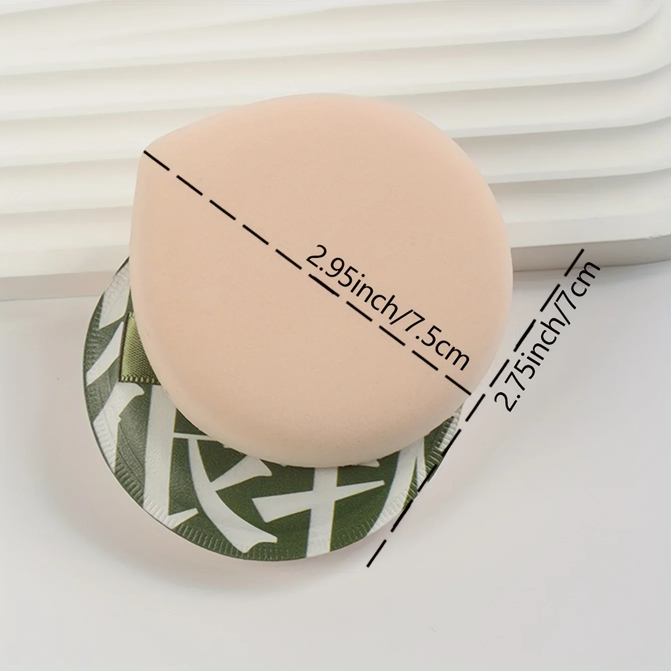 Velvet Makeup Sponge - Dual Use for Cream & Liquid Foundation | Vegan Hypoallergenic Contouring Tool All Skin Types