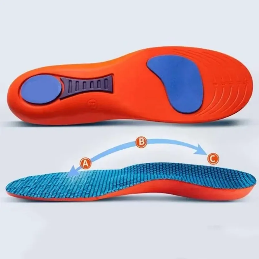 กีฬา Insoles สําหรับรองเท้า Shock Absorption ระงับกลิ่นกาย Breathable Cushion Running Insoles สําหรับฟุตผู้หญิง Insoles ศัลยกรรมกระดูก