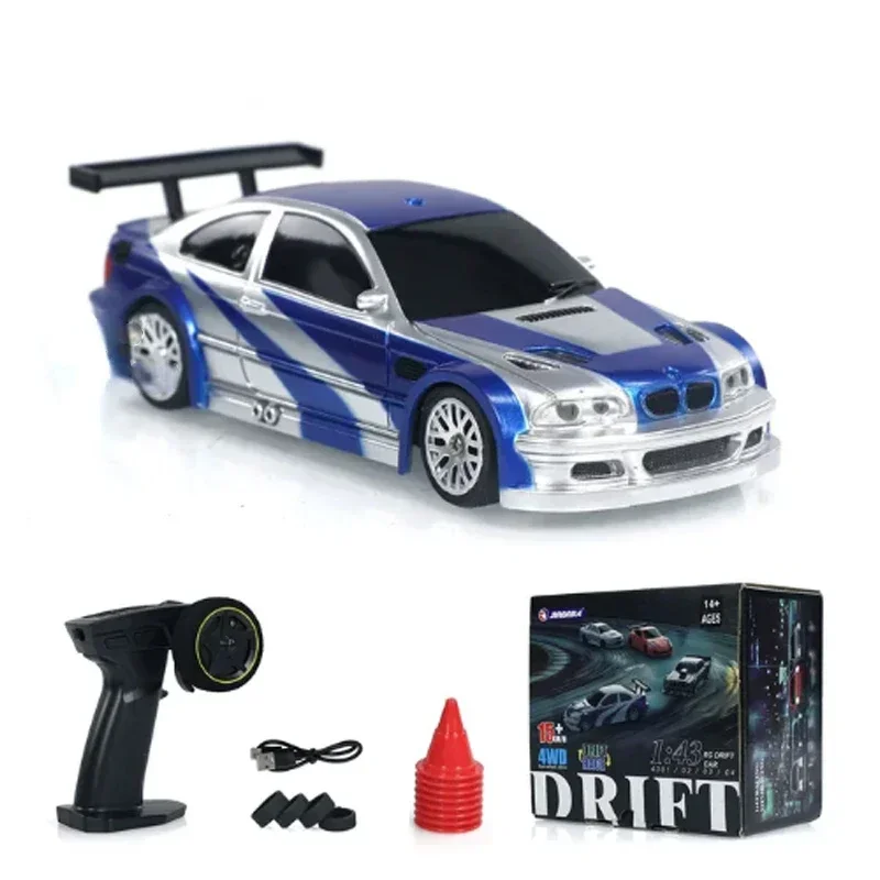 JIABAILE 4301/02/03/04 RTR 1/43 2.4G 4WD Drift RC Auto Mini Race Radio controle Hoge Snelheid Motor on-Road Racing Voertuig Model Speelgoed