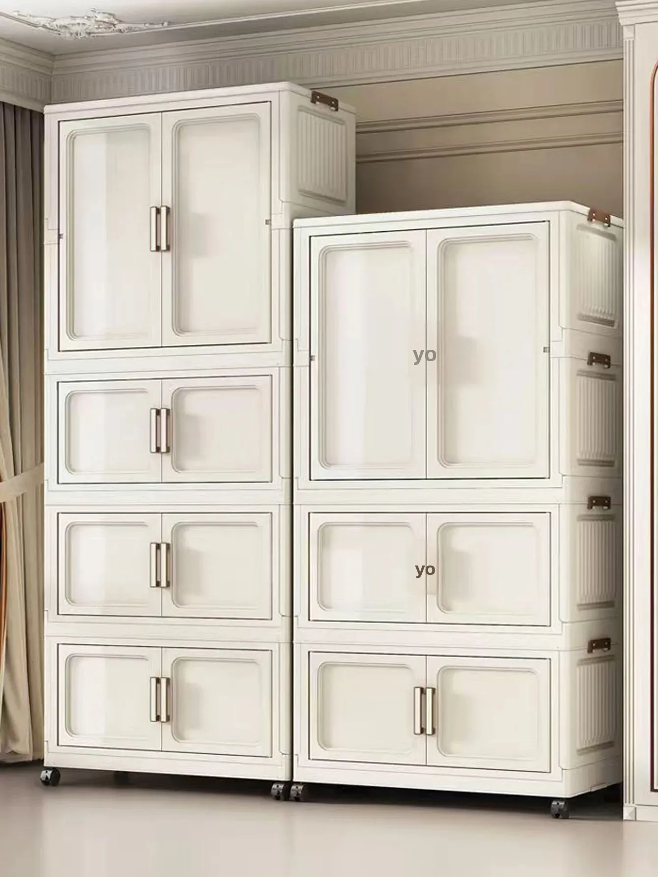 Gabinete de almacenamiento plegable Organizador de armario multiescena - Solución de organización del hogar