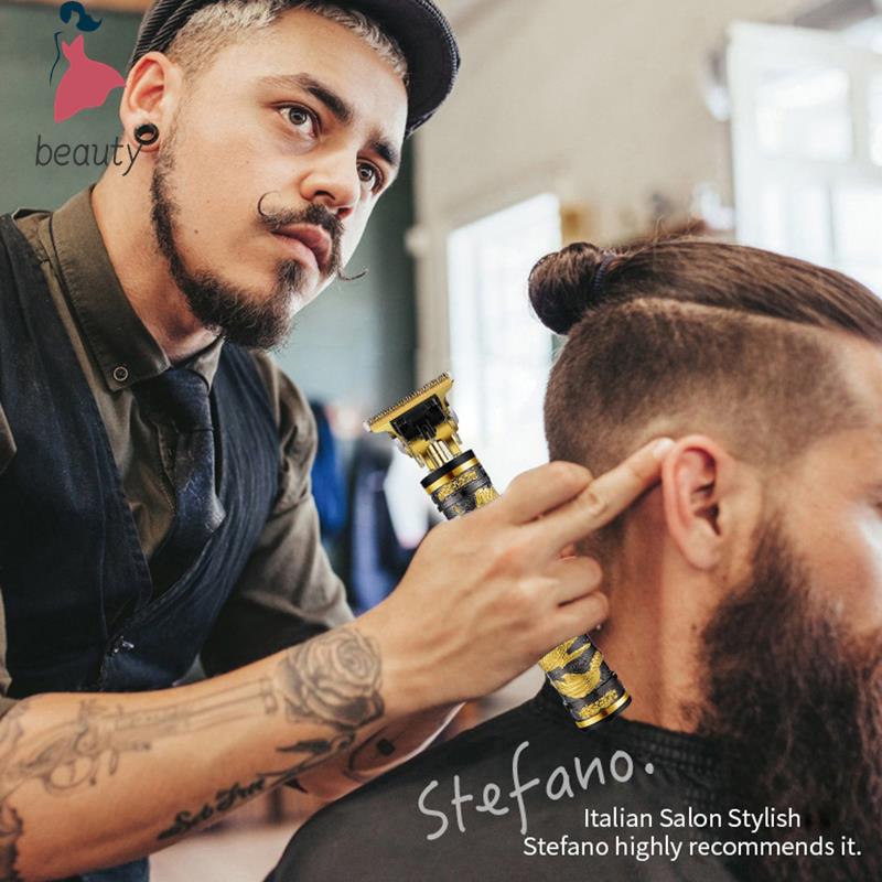 Cortadora de pelo eléctrica USB, nueva cortadora de pelo recargable, afeitadora para hombre, cortadora de barba profesional para peluquero