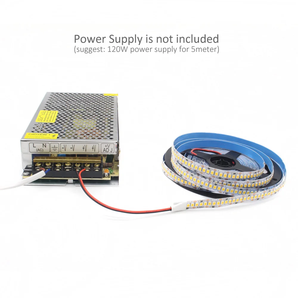 5M LED Strip Light 12V 24V SMD 2835 240LED/m Flexible Ribbon Warm Cold Natural White Indoor Decor Tape Stripe Linear Lighting