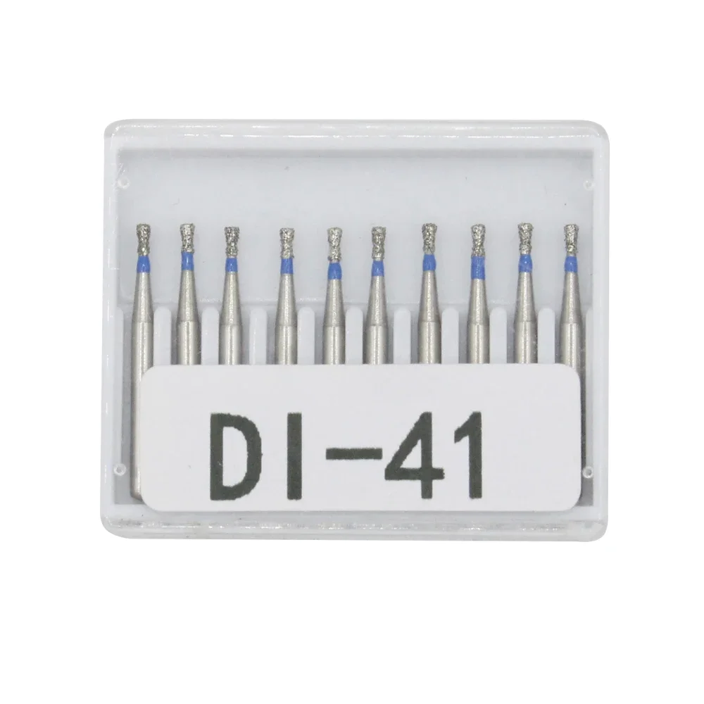 Dental Diamond Burs 10 ชิ้น/เซ็ต FG เส้นผ่านศูนย์กลางเจาะบิต 1.6 มม.ความเร็วสูง TC/TF/TR/BC/DI/EX/FO/SF/SI/SO series เจาะ bits