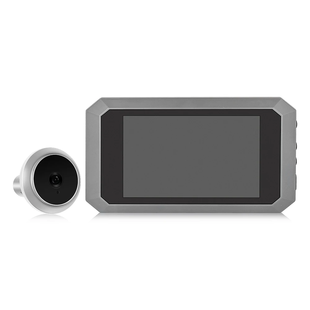 Visionneuse de porte numérique vidéo, visionneuse de porte de sécurité, enregistrement Photo, batterie au Lithium intégrée 1400mAh, caméra judas de porte, caméra 1080P