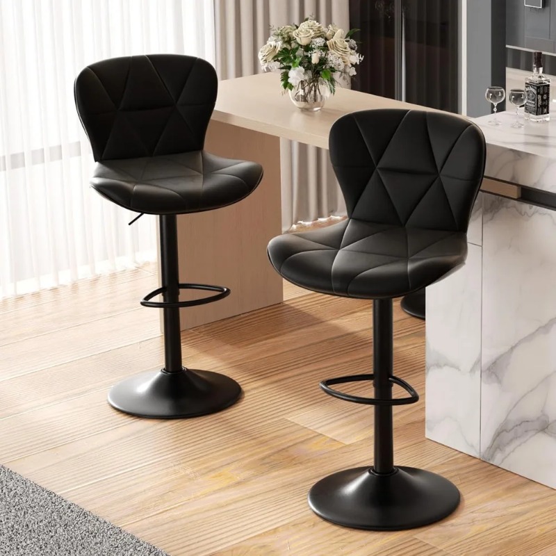 High Chair Kitchen Bar Hoker Stool Chair Kitchen Stołek Counter Chairs Chaise Restaurant Furniture Tabourets De Bar Woltu