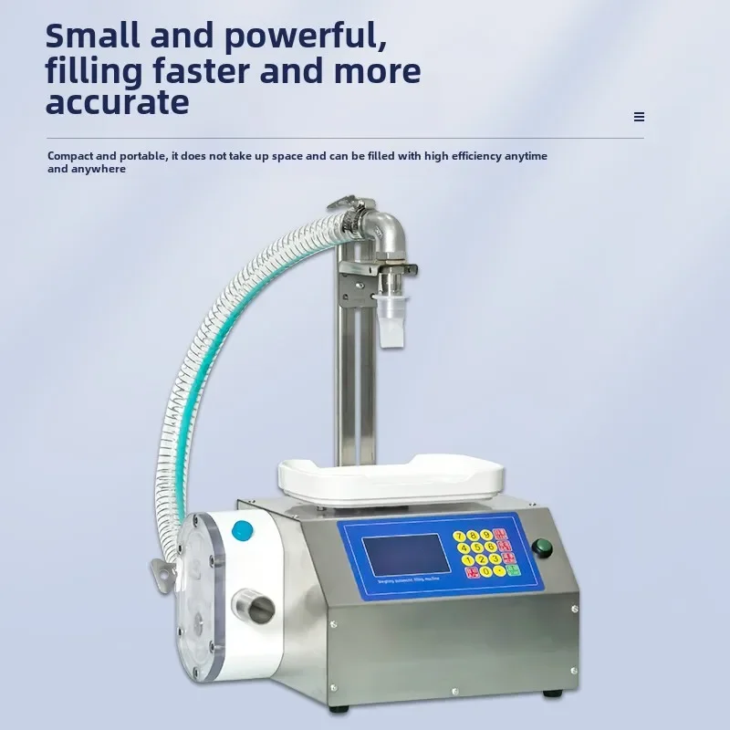 220V/110V Flow Weighing Type Fully Automatic Dispensing Filling Machine Honey Sesame Sauce Edible Oil Glue Viscous Liquid CSY-A3
