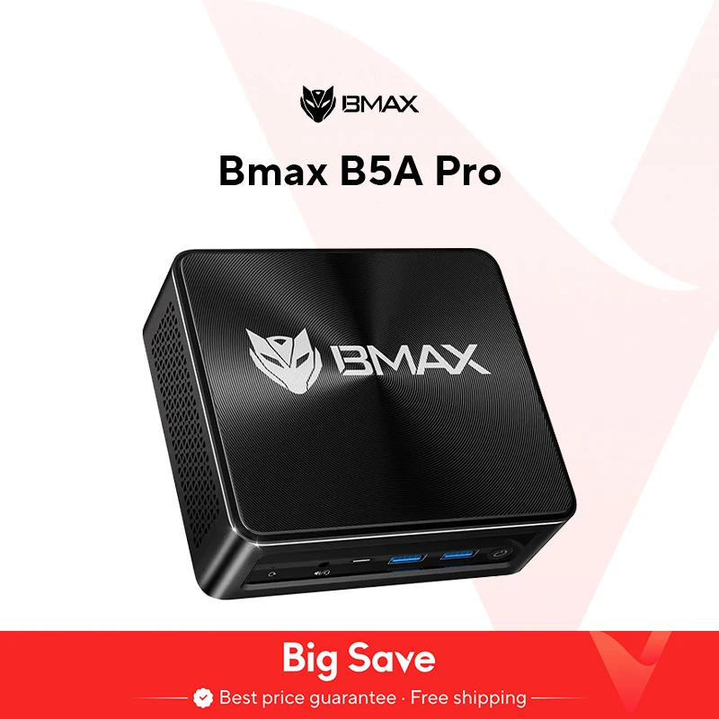 Processore BMAX B5A Pro AMD Ryzen7 5825U 5700U Grafica AMD Radeon 16 GB (supporto massimo 64 GB) DDR4 512 GB NVMe SSD Windows 11