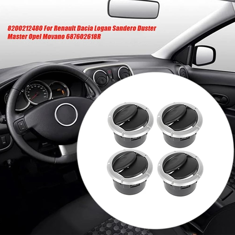 自動エアコンは、ルノーツ、ダスター、マスター、ダチア、ローガン、サンデロ、opel、nissan nv400、8200212480、4個用のグリルカバーを防ぎます