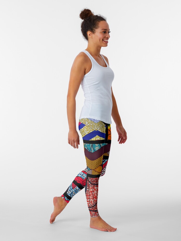 Legging Motif Afrika Legging Sporty Legging Wanita Push Up
