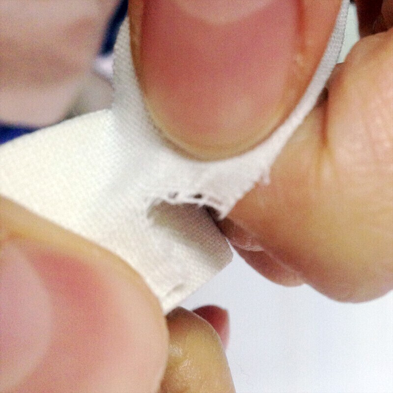 Vendajes autoadhesivos médicos, cinta médica de algodón transpirable, yeso suave, primeros auxilios para asegurar gasa y apósitos, 1 ud.