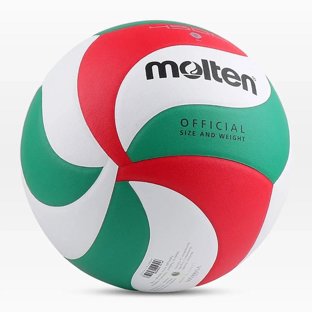 Bola de PU suave de tamaño 5 estándar de voleibol fundido para estudiantes, adiestramiento en interiores y exteriores, entrenamiento de partidos, V5M4500