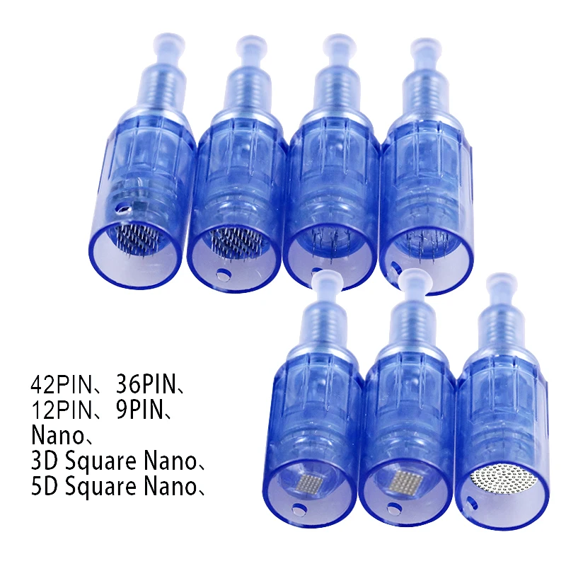 100/50/10pcs Microneedling for Derma Pen Screw Needle Cartridge Tip Microneedle Cartridge Replacement Mesotherapy