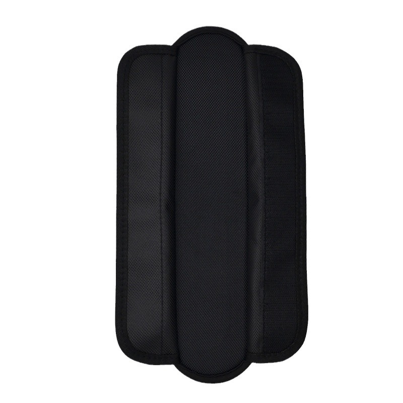 Hombrera reductora de peso negra, mochila doble, reductora de estrés, mochila escolar reductora de peso más ancha, correa para el hombro