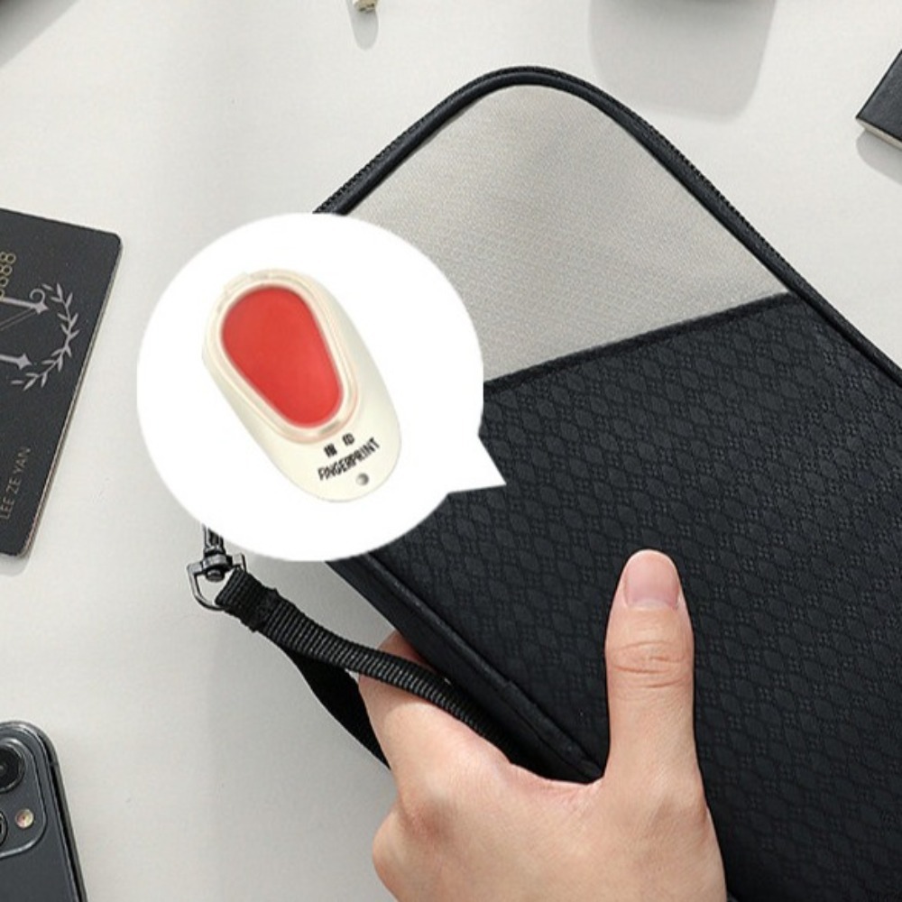 Mini almofada de tinta com impressão digital, carimbo transparente para notário, bolso de secagem rápida, assinatura de dedo, impressão de dedo, artesanato diy