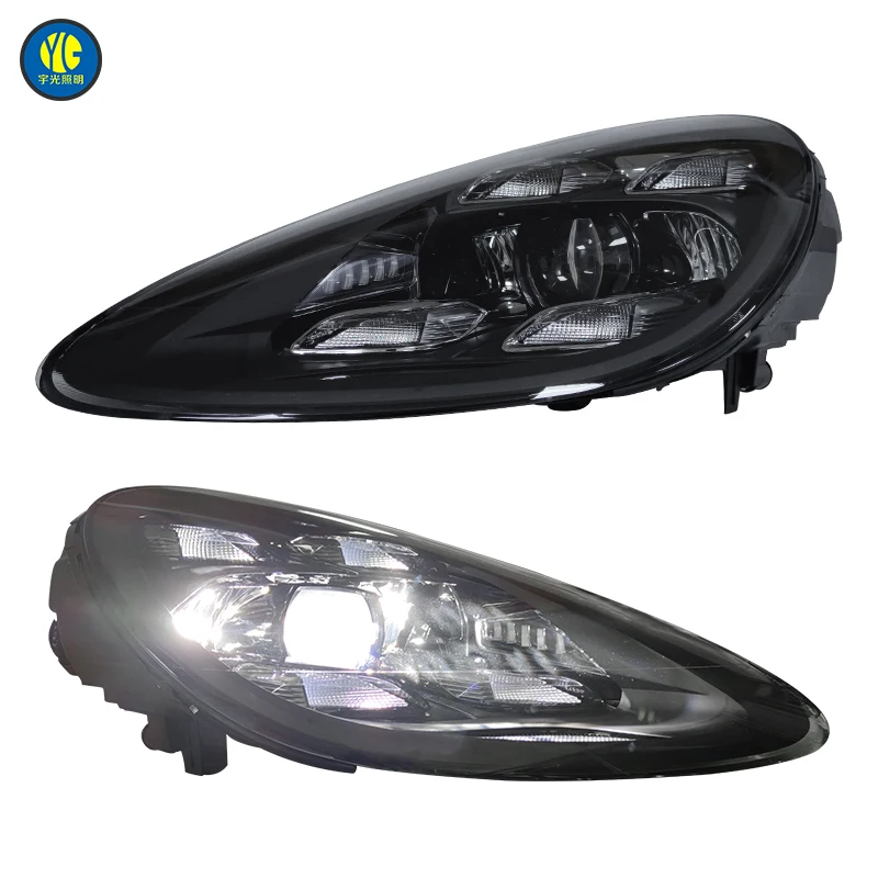 Per Porsche Cayenne 958 958.1 2011 2014 Anno Accessori Auto Faro A LED 958 Aggiornamento a 9y0 2023 Faro Luce di Montaggio DRL