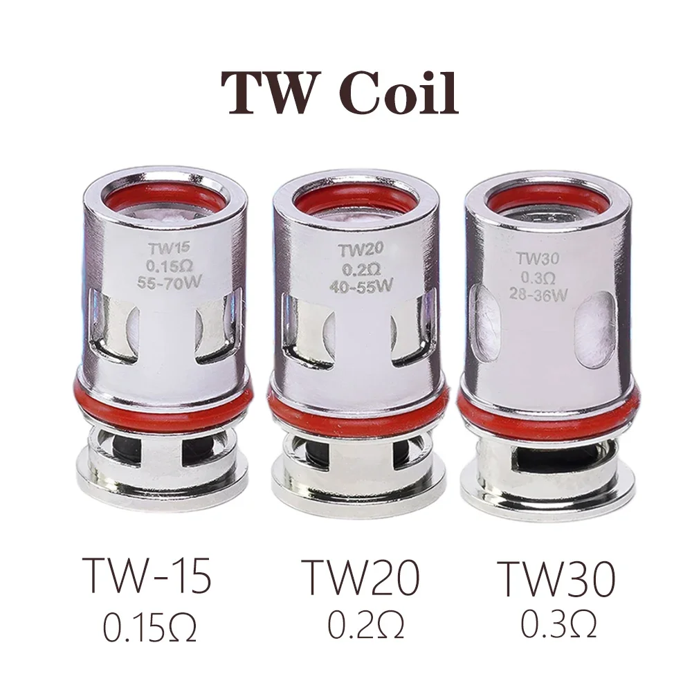 OEM 5PCS TW Spule TW15 TW20 TW30 0,15 Ohm Mesh TW Spulen für PNP Spule Drag S X Argus Pro Drag E60 H80S Vinci Pods Kit