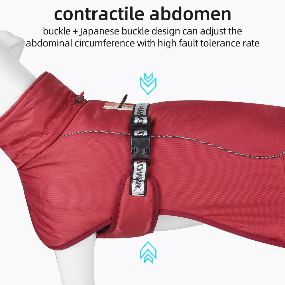 Balo Chó Áo Khoác Chống Gió Mùa Đông Ấm Quần Áo Cho Chó Cỡ Vừa Cho Chó Lớn Labrador Phối Hưu Vàng Trang Phục Pitbull Trang Phục