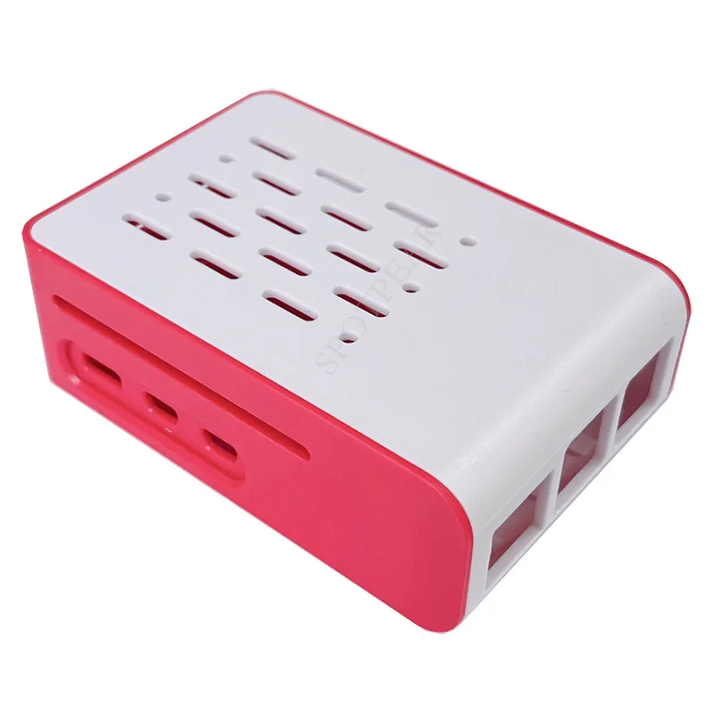 Raspberry Pi 5, rot-weißes Kühlgehäuse für offiziellen Active Cooler