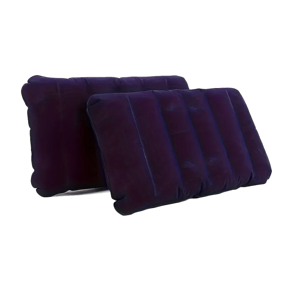 Cuscino quadrato gonfiabile 1PC per campeggio all'aperto Viaggi d'affari Cuscino comodo portatile Cuscino per il collo