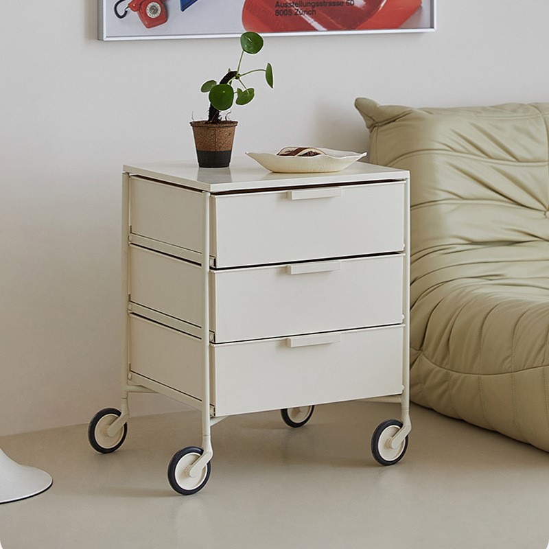 Diseño creativo Simple nórdico, se puede utilizar como gabinete de almacenamiento móvil multifuncional para mesita de noche, armario moderno de moda para dormitorio