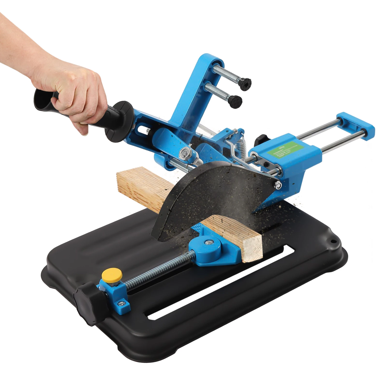 Fixation sur support pour meuleuse d'angle, fonte, 0-45 °   Angle, poignée réglable, base stable pour meuleuses 3,94-4,92"