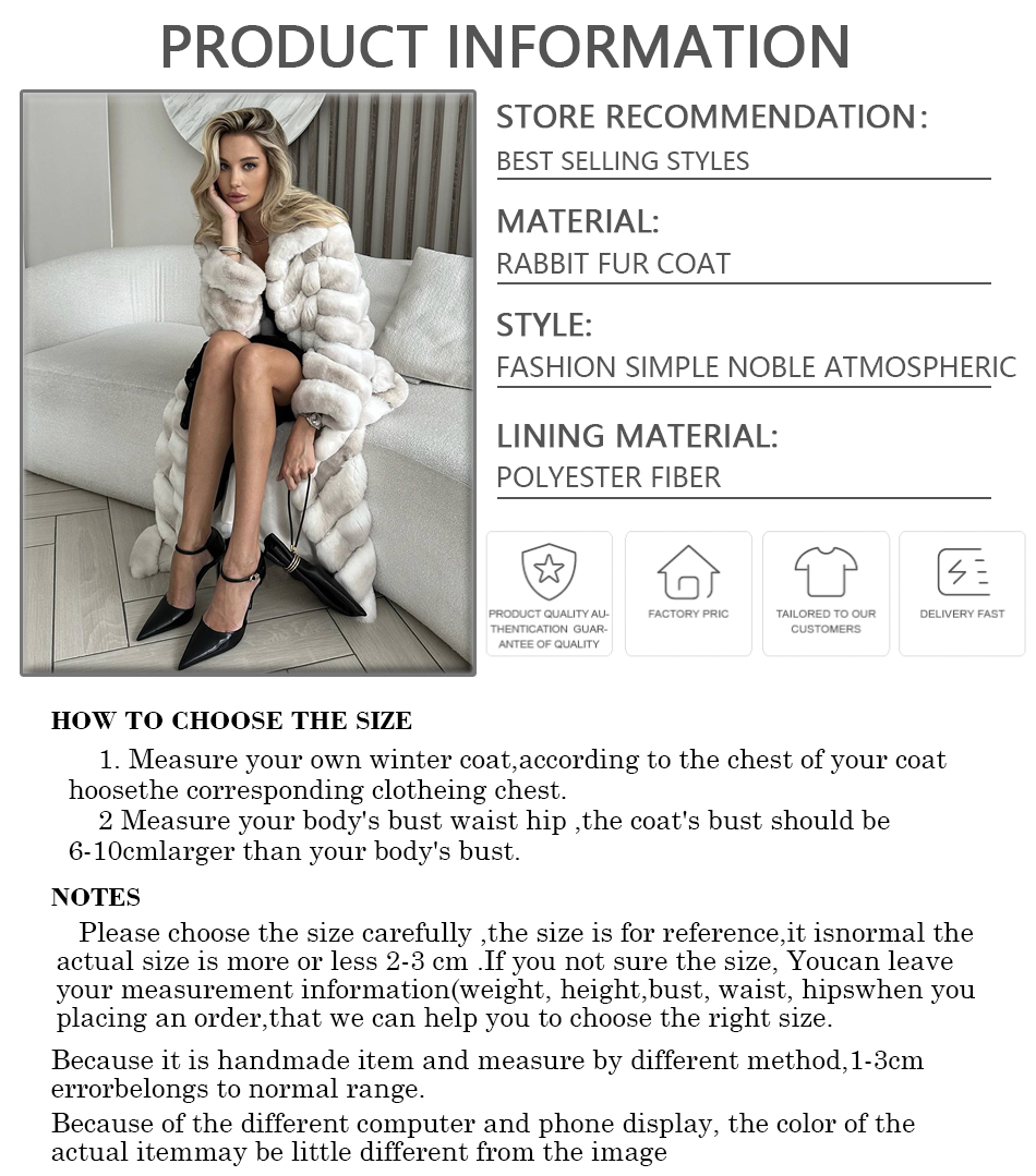 女性のための冬の毛皮のコート、自然なチャイナチラジャケット、ウサギの毛皮、暖かい、2024、2021