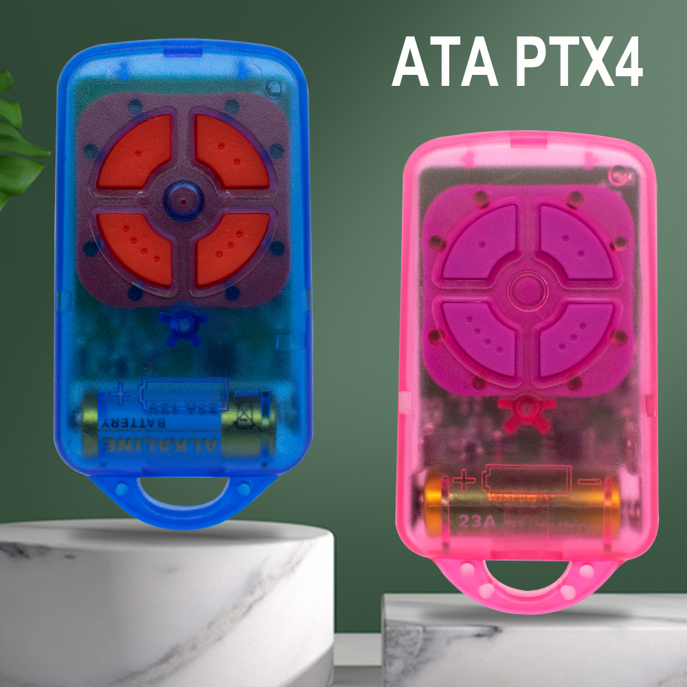 ATA PTX4 Herculift PTX-4 PTX4 Mando a distancia de repuesto para puerta de garaje 433,92 MHz