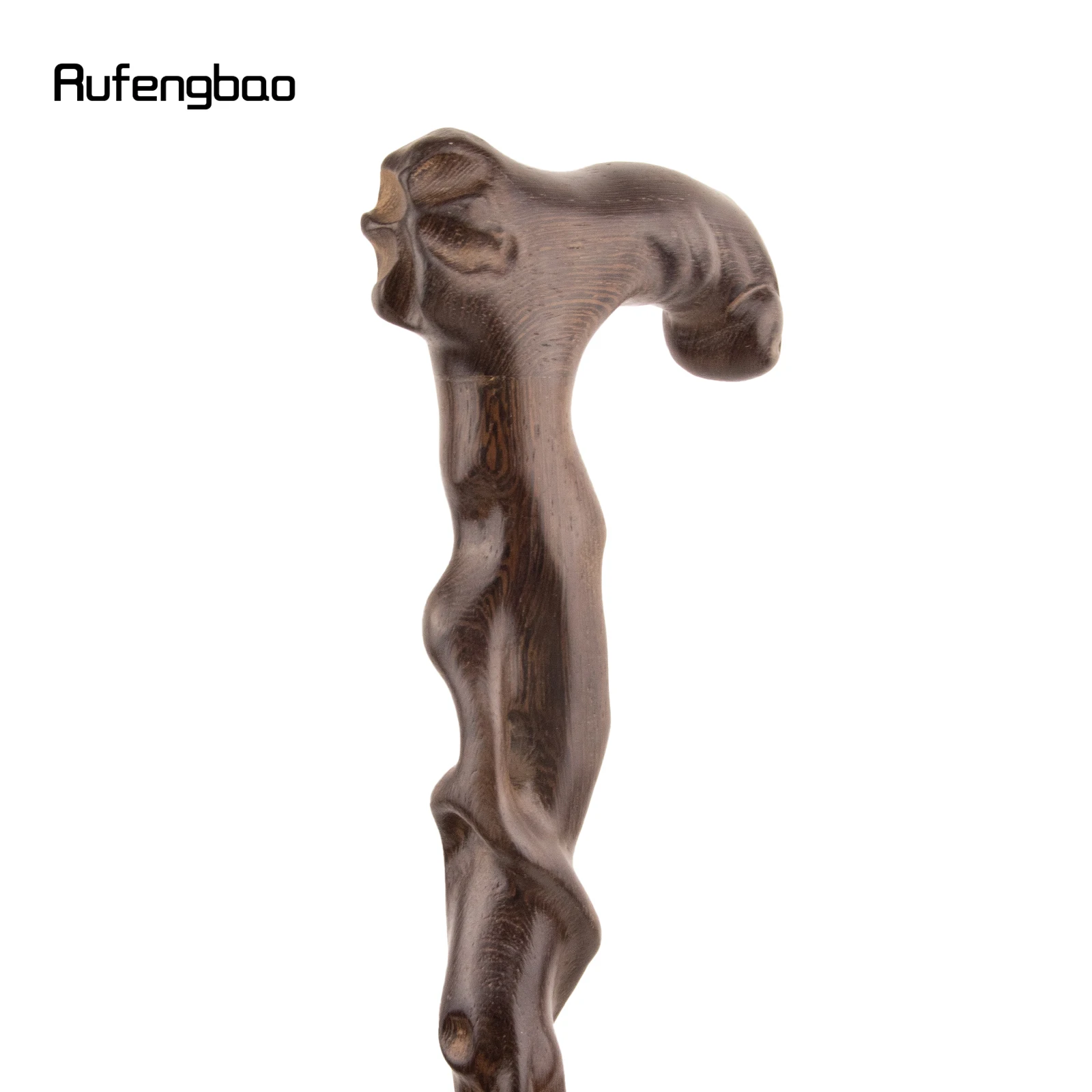 Bastão de madeira, Raiz de árvore marrom, Ccosplay decorativo, Festa de Halloween, Muleta de boca, Varinha Crosier, 93cm