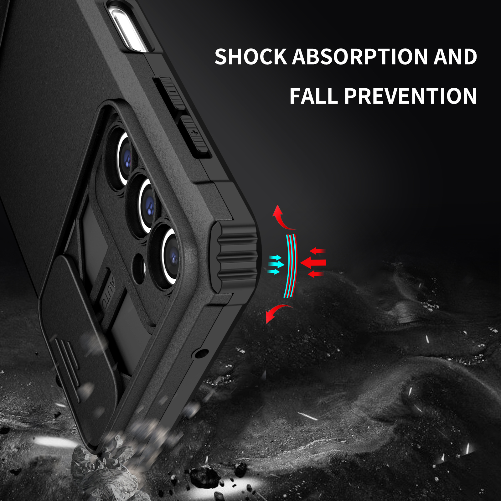 Funda armadura para Samsung Galaxy A15 5G A25 A35 A55 A05 A05S A14 A24 A34 A54 cubierta protectora deslizante lente Kickstand Coque Fundas