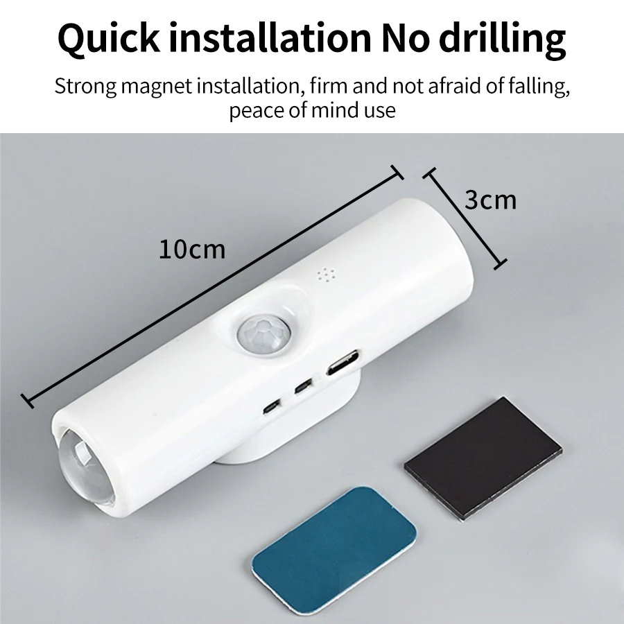 Rgb gradiente luz ambiente recarregável led night light sensor de movimento parede pôr do sol lâmpada regulável magnético armário quarto lâmpadas