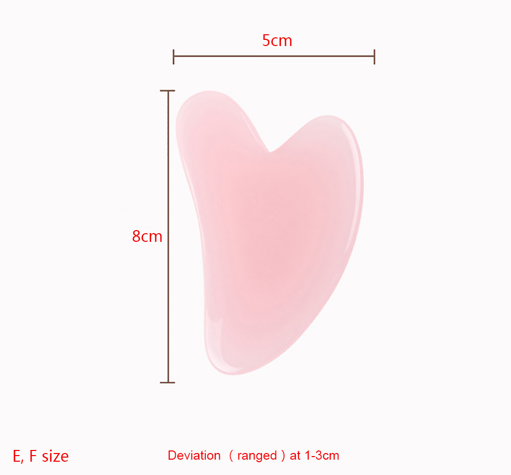 Harz Gua Sha Schaben Massage Schaber Gesichtsmassagegerät Akupunktur Guasha Brettmassagegerät für Gesichtswerkzeug
