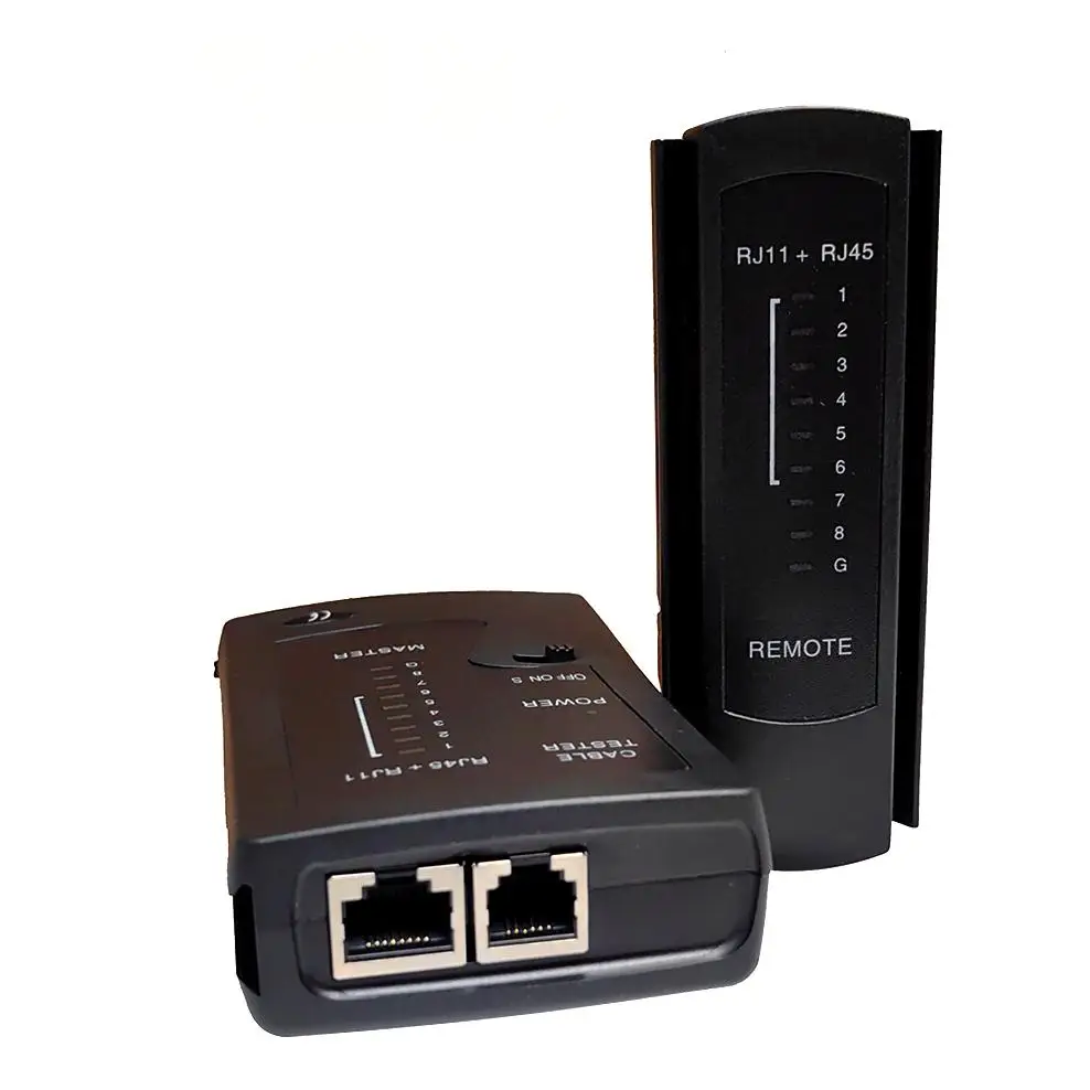 Probador de cables Ethernet de red, herramienta de verificación de conectividad de línea telefónica y cable blindado UTP STP