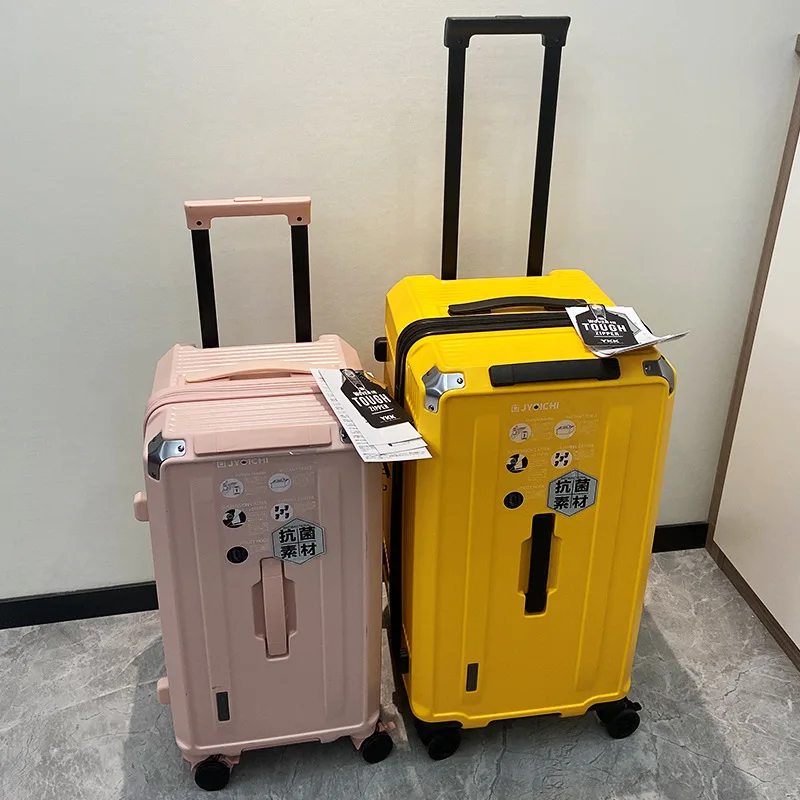 FirstMeet Mode Große reise gepäck trolley koffer stumm bremse männer und frauen luxus koffer 22/26/28/30/32/36 zoll