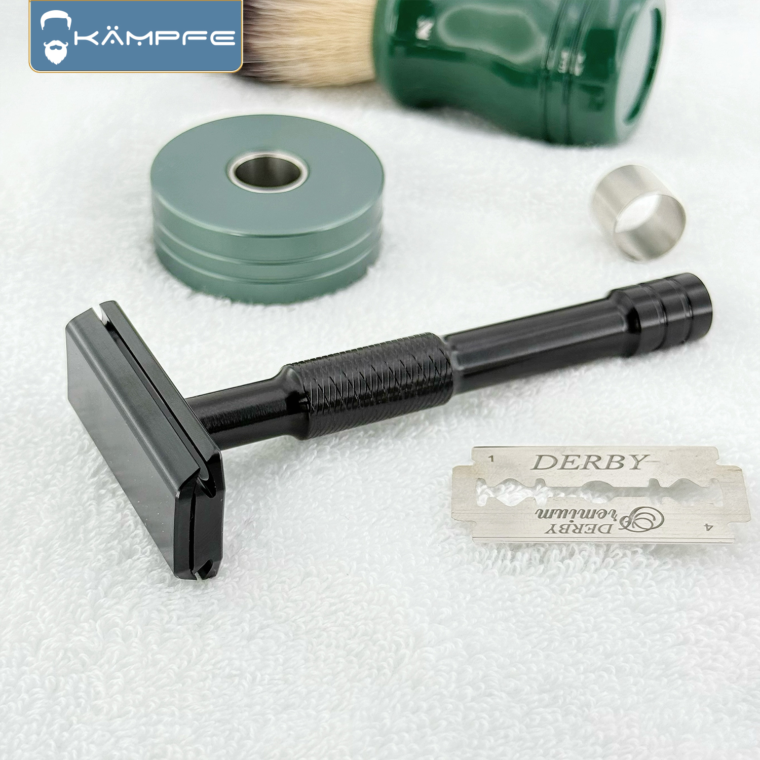 KAMPFE CNC Carving Aluminum Alloy Double sided mild Manual Safety Shaver Men's Gift Haircutting Tool Women's Scratcher