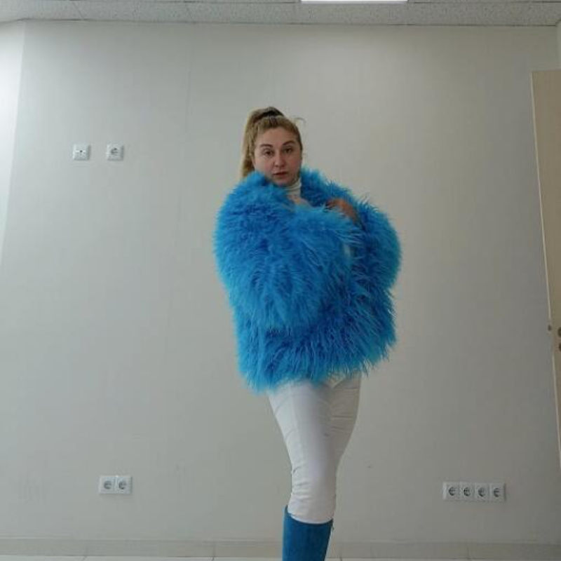 ฤดูใบไม้ร่วงฤดูหนาว 18 สี Faux FUR Coat และแจ็คเก็ตผู้หญิงสบายๆรอบคอขนสัตว์เสื้อหญิง