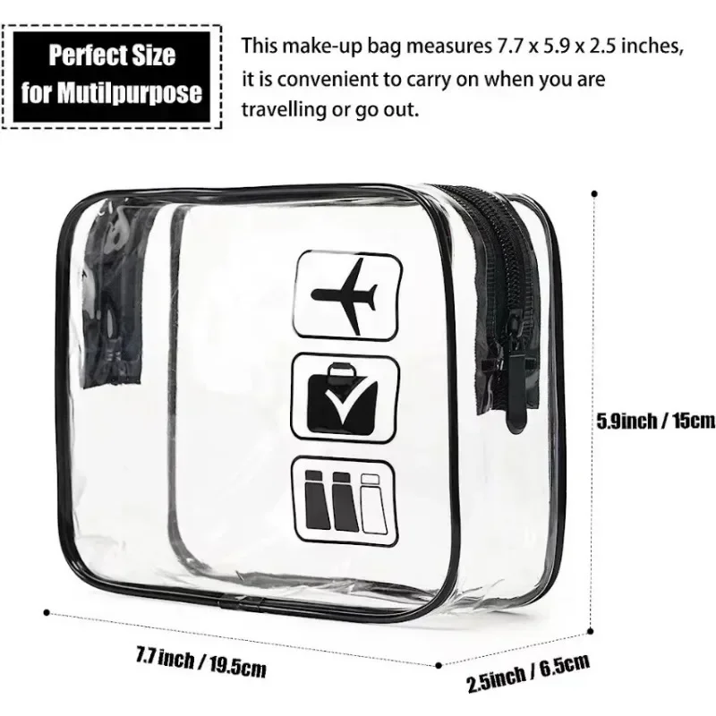 女性透明 PVC トラベルパッキングオーガナイザーバッグケースポーチ旅行歯ブラシタオル荷物化粧品トイレタリー収納袋