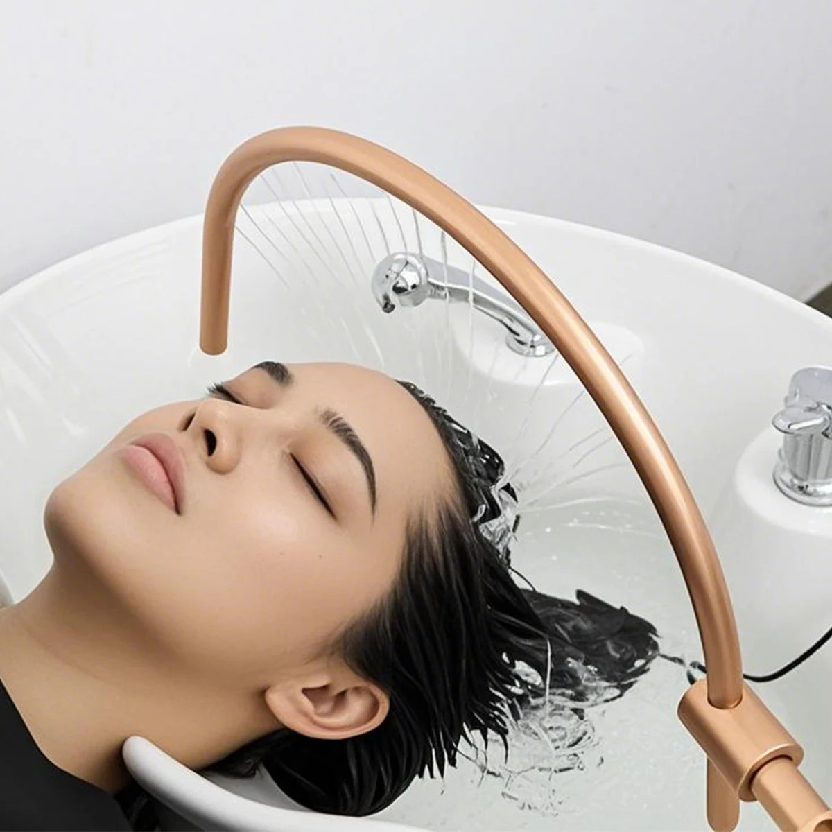 YOyo Plus Professional Hair Salon Head สปาอาบน้ําอุปกรณ์นวด - Flushing ผมซักผ้าเตียงปั๊มน้ํา Outlet สําหรับหัว