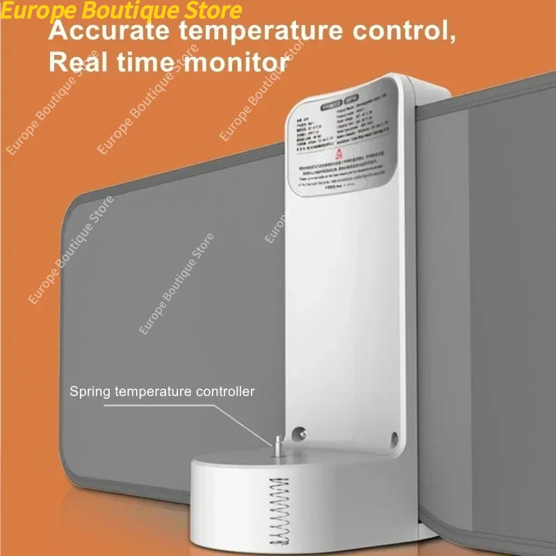 Oplaadbare babyflessenwarmer 6 niveaus temperatuuraanpassing met temperatuurweergave Borstwarmer Mouw Voedingsaccessoires