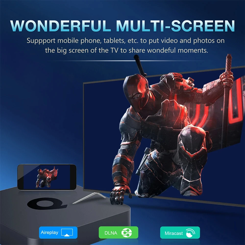 Q1 8GB 128GB Android 14 TV Box Allwinner H313 Quad Core 5G Wifi 8K Google Player Youtube Voice Media Player 4GB 64GB Set Top Box