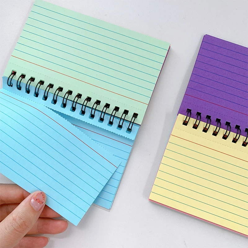 Cuaderno en espiral rasgable: diario de línea horizontal de 1 pieza, diario de oficina, bloc de notas de escritura, suministros de papelería