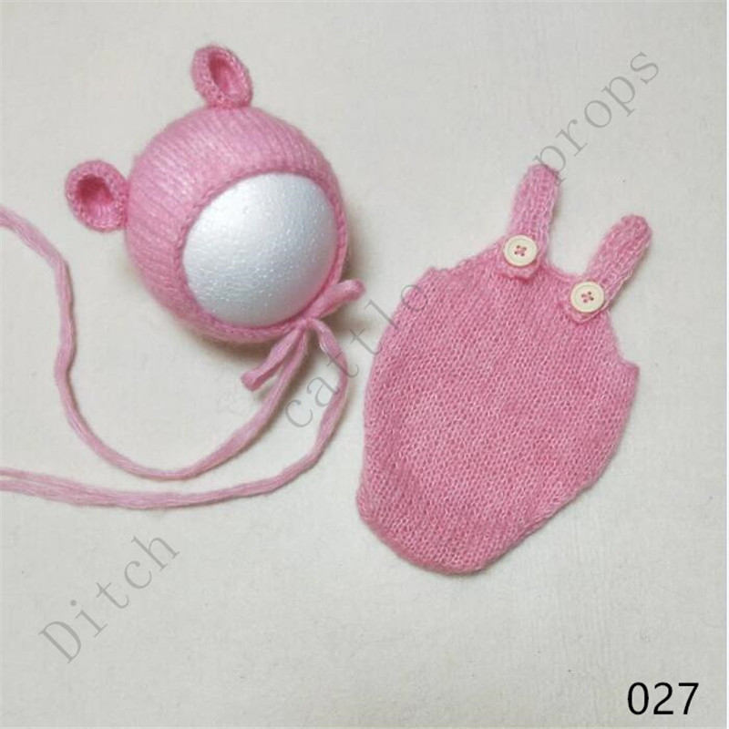 Làm Thủ Công Cho Bé Đan Dây Tay Mohair Bonnet & Quần Trên Cho Bé Tặng Bé Đạo Cụ Chụp Ảnh