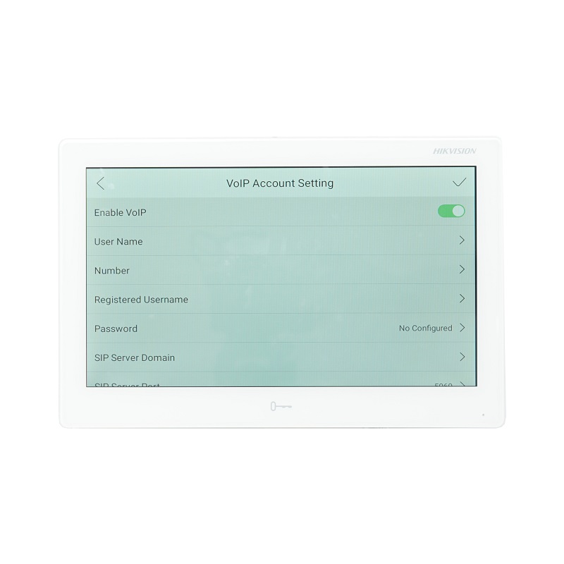 HIKVISION versão internacional 10 polegadas DS-KH9510-WTE1 (B) Monitor interno, 802.3af POE, aplicativo Hik-connect, WiFi, vídeo porteiro