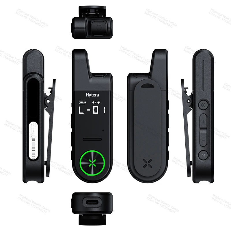 Ультратонкая мини-рация HYTERA S1 Mini 48g, устройство с быстрой зарядкой типа C, аналоговая УВЧ-радиостанция с дисплеем для салона красоты, книжный магазин